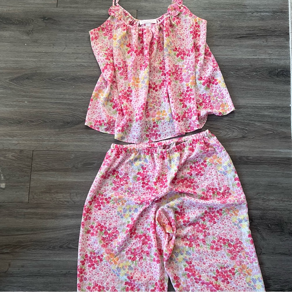 Oscar de la Renta Pink Label Floral Women’s Pajama Set